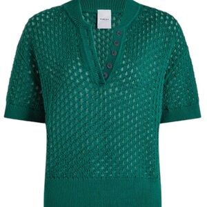 Varley Teal V-Neck Women's Sweater